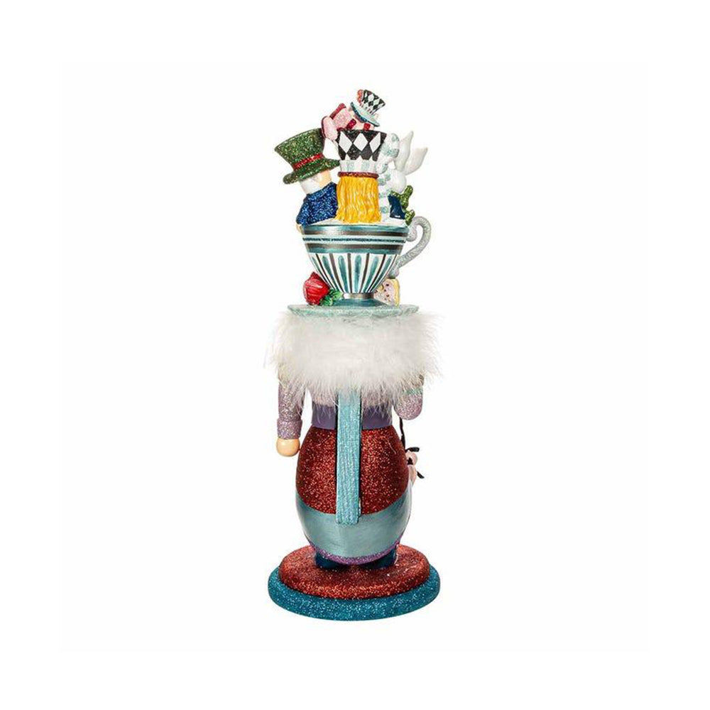18" Hollywood Nutcrackers™ Alice Teacup Hat Nutcracker by Kurt Adler-1