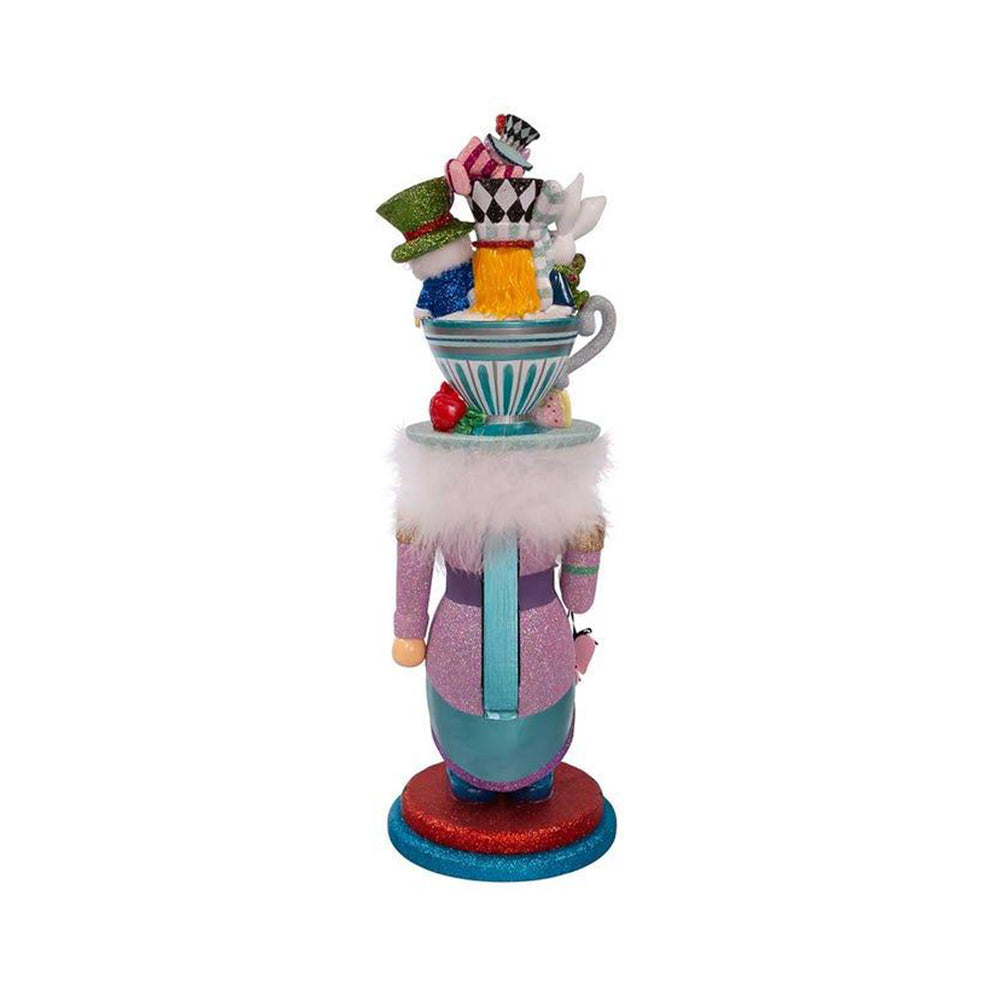 24" Hollywood Nutcrackers™ Alice Teacup Party Hat Nutcracker by Kurt Adler-2