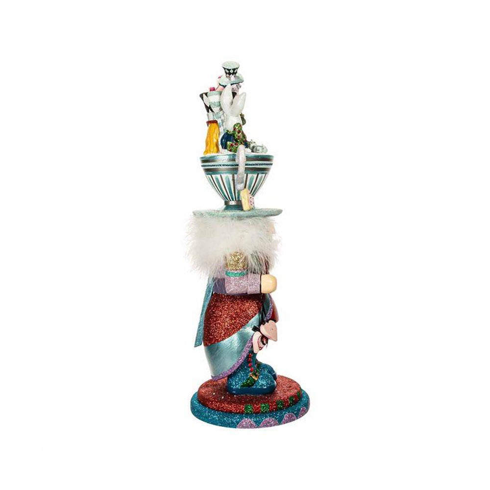 18" Hollywood Nutcrackers™ Alice Teacup Hat Nutcracker by Kurt Adler-3