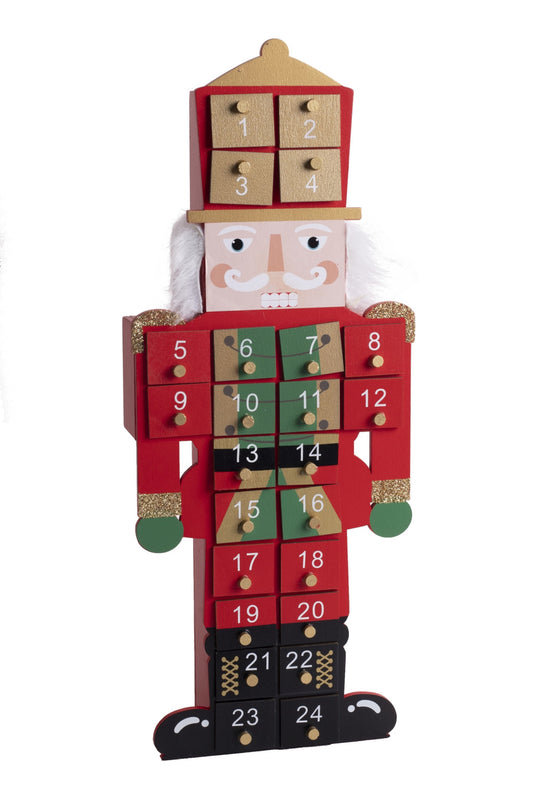 WOODEN NUTCRACKER ADV.KALEND.P/Z44-0
